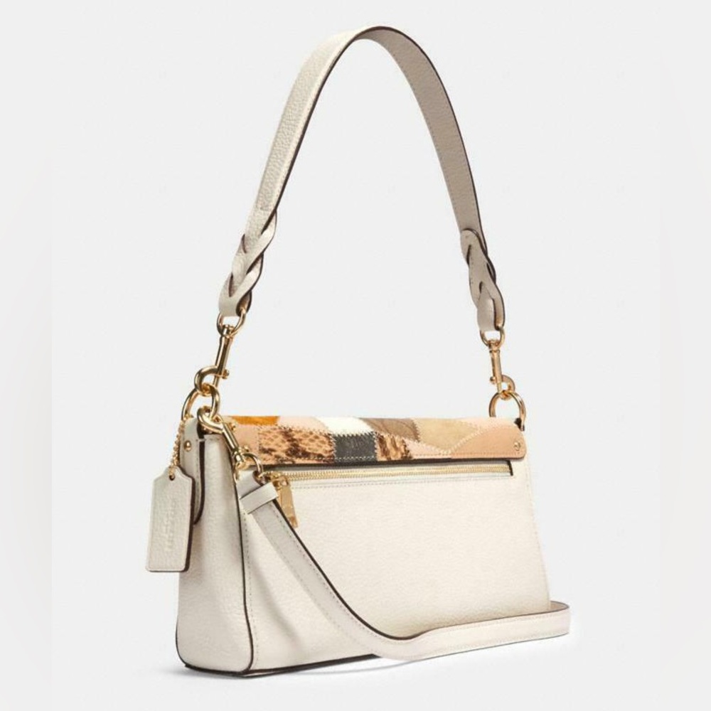 Coach Jade Messenger Bag With Patchwork & Crossbo… - image 4